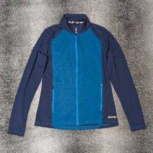 Sherpa Adventure Gear Full Zip UPF 50+ Jacket Blue Women's Medium